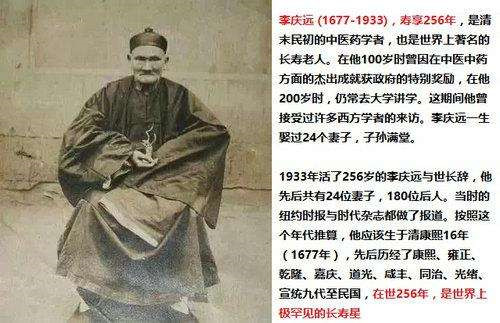 世界上最长寿的人：李庆远256岁，网传活了1300岁的人是假的