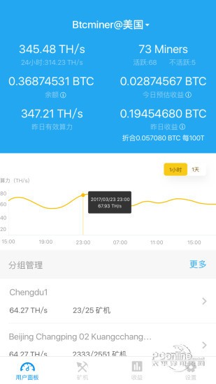 BTCPool矿池截图2