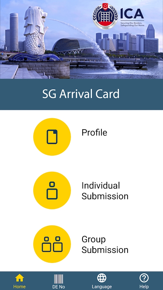 SG Arrival Card安卓版截图2
