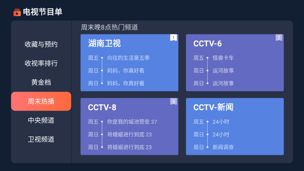 电视节目单TV截图2