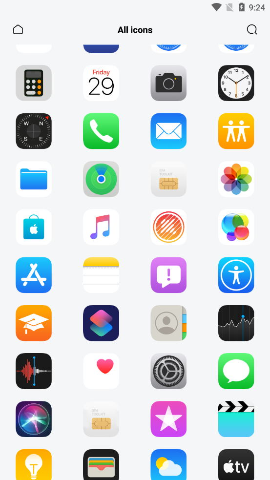 苹果ios14原版图标包截图3