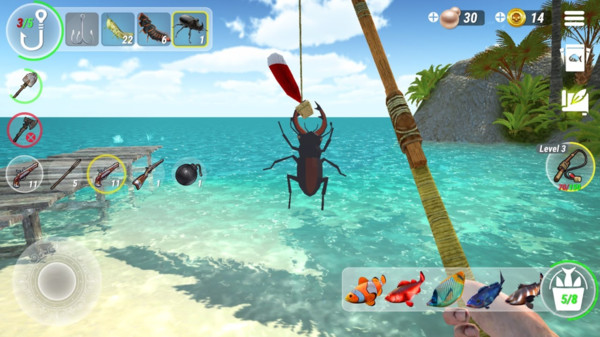 岛屿生存钓鱼模拟截图3