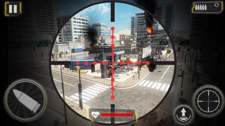 狙击手3D刺客覆盖火截图1